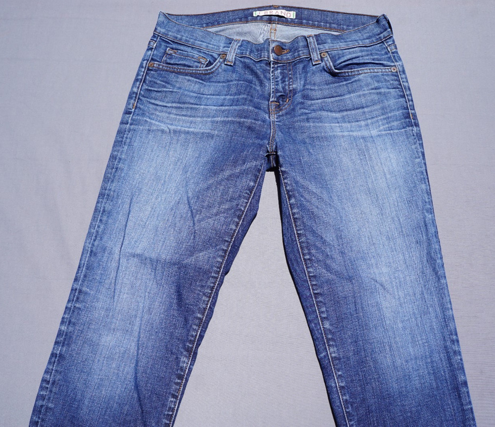J BRAND Colette Stretch Denim Jeans In Murphy Wash Woman's Size 29 .